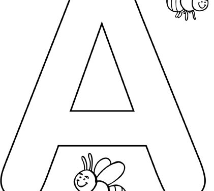 Didattica per bambini : alfabeto da colorare