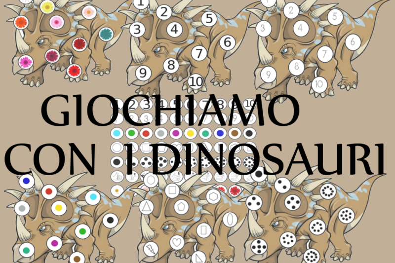 Libri didattici: Giochiamo con i dinosauri