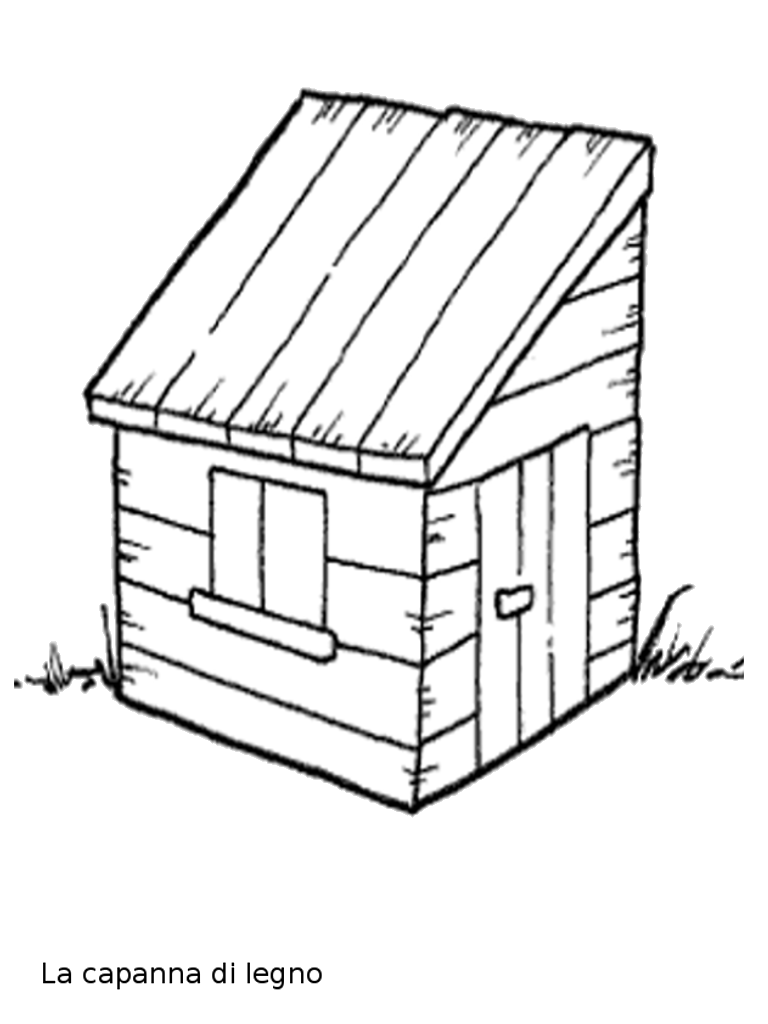 casetta di legno