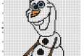 Punto croce: Schema di Olaf