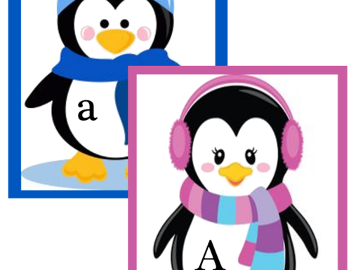 Impariamo le lettere dell’alfabeto con i pinguini
