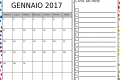 2017 il calendario delle cose da fare