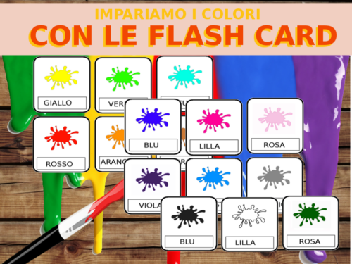 Le Flash Card dei colori