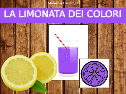 Impariamo i colori con la limonata