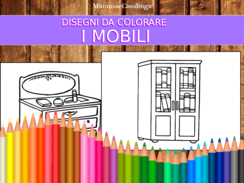 Disegni da colorare: i mobili