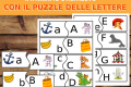 Impariamo l'alfabeto con il puzzle delle lettere