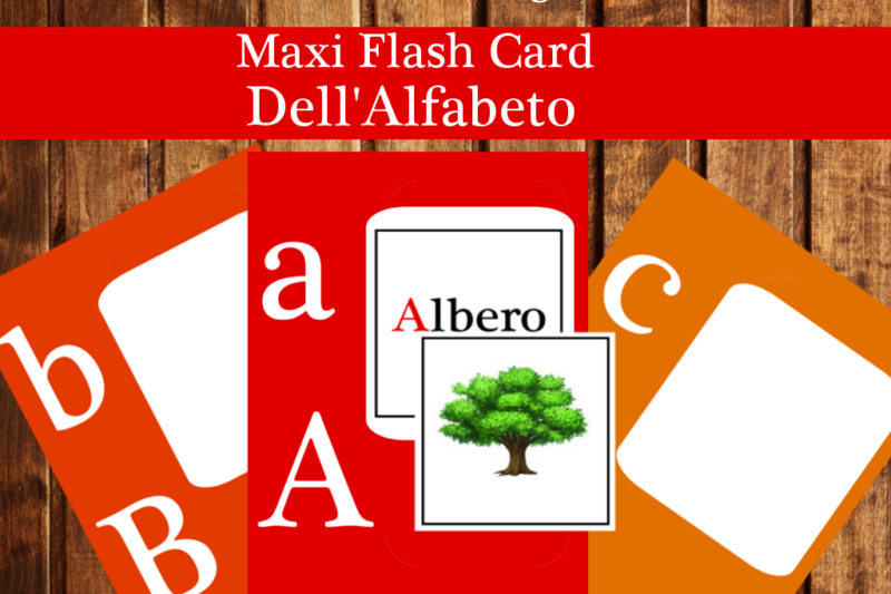 Maxi Flash Card dell’Alfabeto