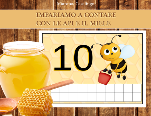 Impariamo i numeri con le api e il miele