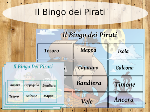 Giochi: Il Bingo dei Pirati