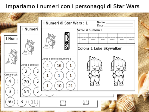 Matematica: Impariamo i numeri con Star Wars