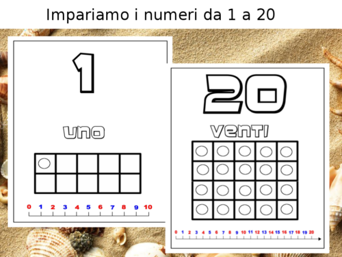 Matematica: Impariamo i numeri da 1 a 20