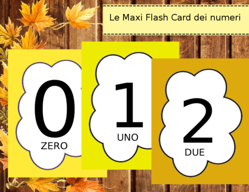 Matematica: Le Maxi Flash Card dei numeri