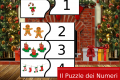 Impariamo i numeri con i puzzle del Natale
