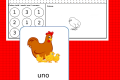 Numeri: La gallina Celestina e i suoi pulcini