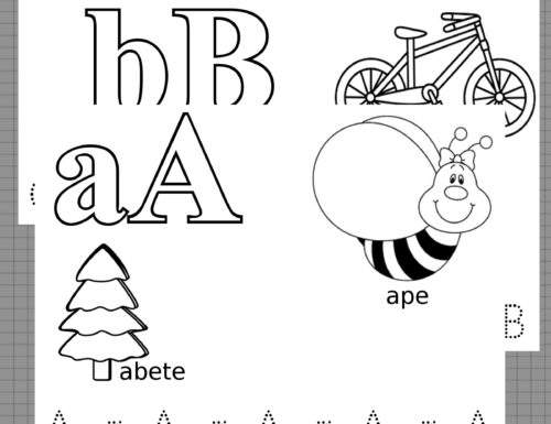 Didattica: L’alfabeto da colorare