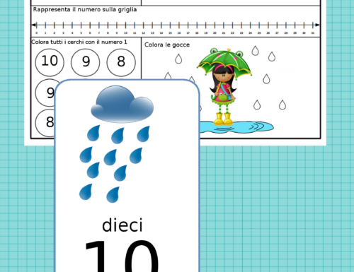 Matematica : La pioggia dei numeri da 1 a 10
