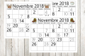 Calendario Novembre 2018 fai da te