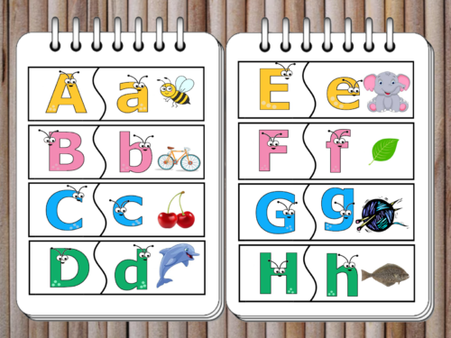 Il puzzle alfabeto illustrato