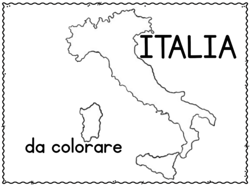 L’Italia da colorare