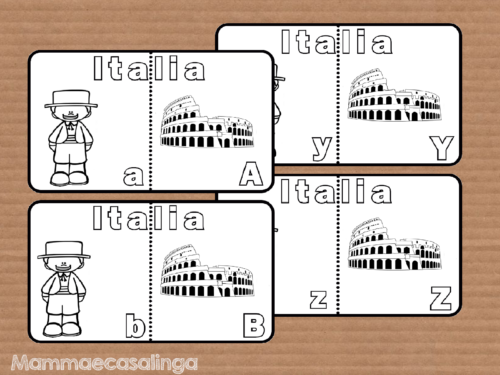 Coloriamo e impariamo con l’alfabeto dell’Italia
