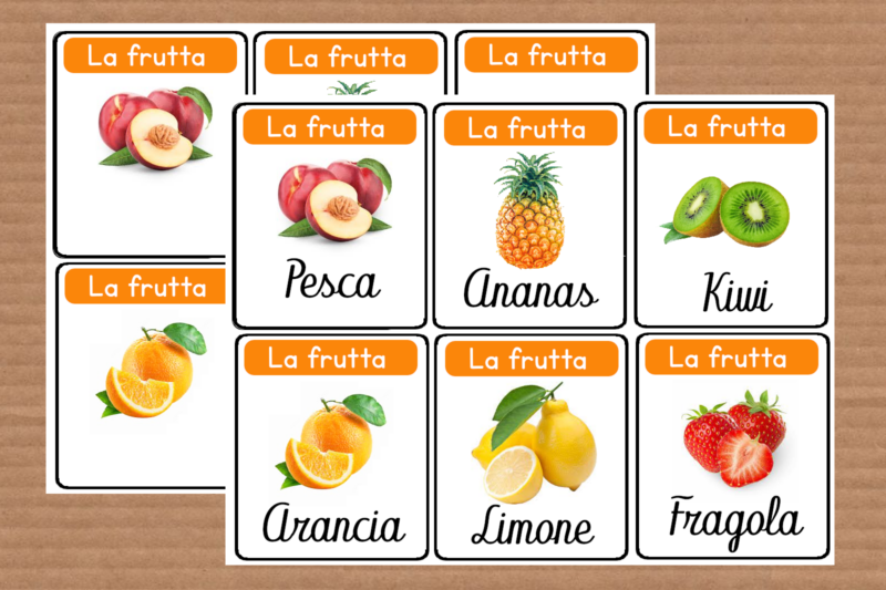 Carte tematiche: la frutta