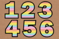 Sticker: i numeri da ritagliare