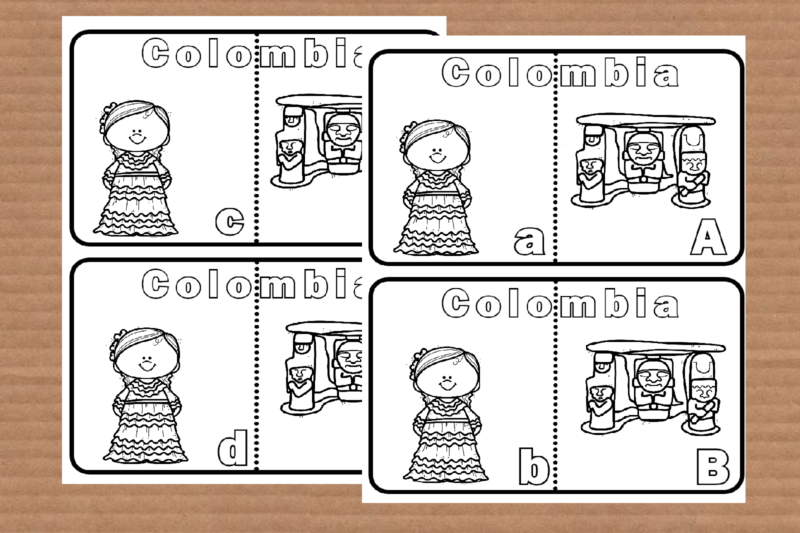 Coloriamo l’Alfabeto della Colombia