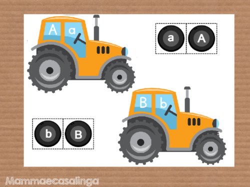 L’alfabeto dei trattori