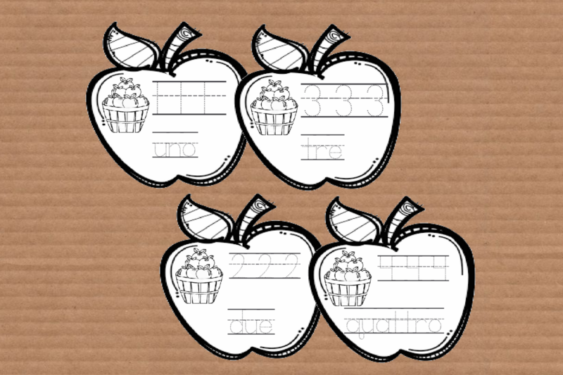 Il pregrafismo dei numeri e delle mele