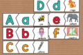 I puzzle dell'alfabeto illustrato