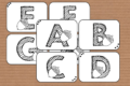 L'alfabeto delle ghiande da colorare