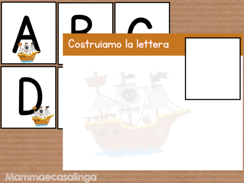 Costruiamo l’alfabeto con i pirati
