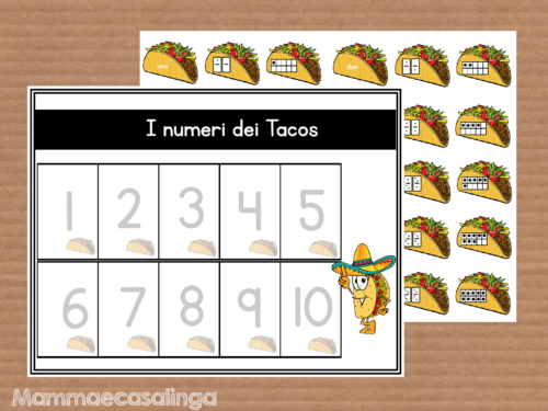 Da 1 a 20 i numeri dei tacos