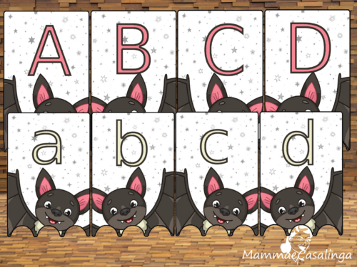 Decorazioni: L’Alfabeto dei pipistrelli