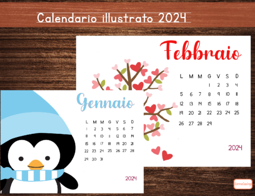Calendario illustrato 2024