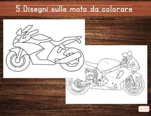 5 Disegni da colorare dedicati alle Moto