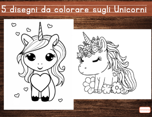 5 Disegni da colorare dedicati agli Unicorni