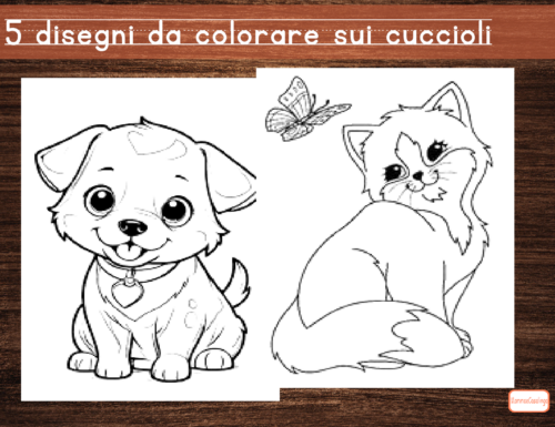 5 Disegni da colorare dedicati ai Cuccioli