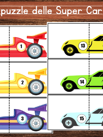 I puzzle delle Super Car